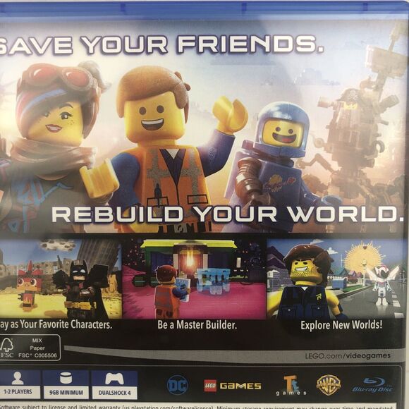 Lego PS4 The Lego Movie 2 Video Game Warner Brothers - Picture 9 of 9